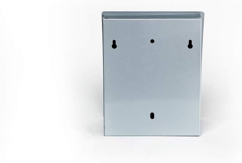 Express Indoor/Outdoor Mountable Dog Waste Bag Dispenser, Silver Metallic, Model Number: PP-EXP-Metallic