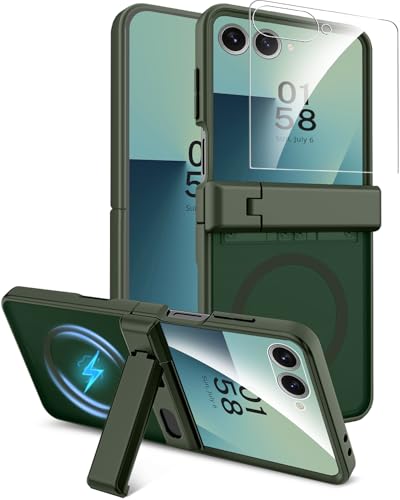 Coque MagSafe Samsung Z Flip 7 avec anneau et stand intégré