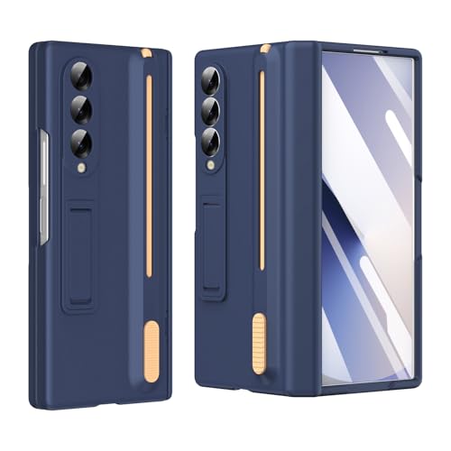 Carcasa Galaxy Z Fold 4 con protector de pantalla y soporte integrado