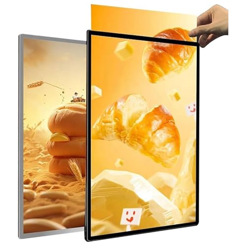 Affichage d'affiches lumineux LED 50x70 pour panneau de menu de bar et restaurant