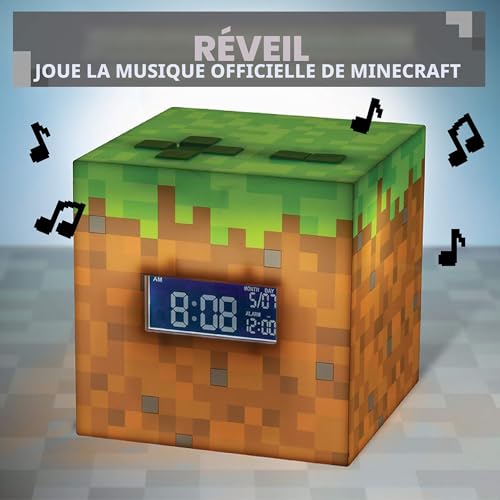 Horloge Minecraft Paladone le cadeau ideal multicolore pour anniversaire