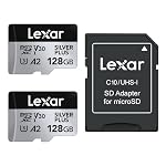 Lexar – Lexar Silver Plus 128 GB 2 Pack Micro SD Karte bis zu 205MB/