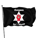 Thompson Sheriff Gonzo Garden Flag Banner Flag for Inside/Outside 3 X 5
