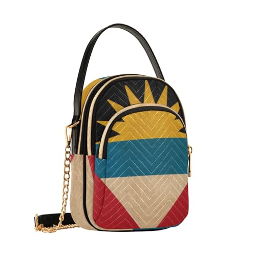 Image of Patriot Flag Cell Phone Purse Crossbody Handbag Durable Shoulder Bag Sturdy Travel Pouch