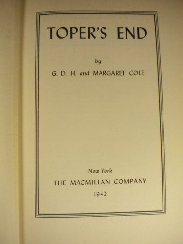 Toper's end B0007EQG52 Book Cover