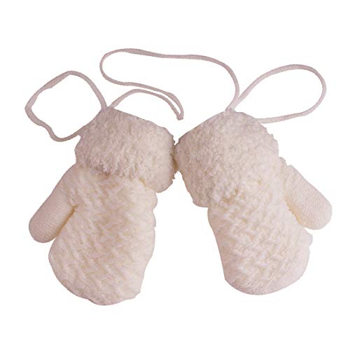 Toddler Baby Boy Girl Warm Winter Mittens Gloves With Fleece Lining Snowflake Design ¡­2