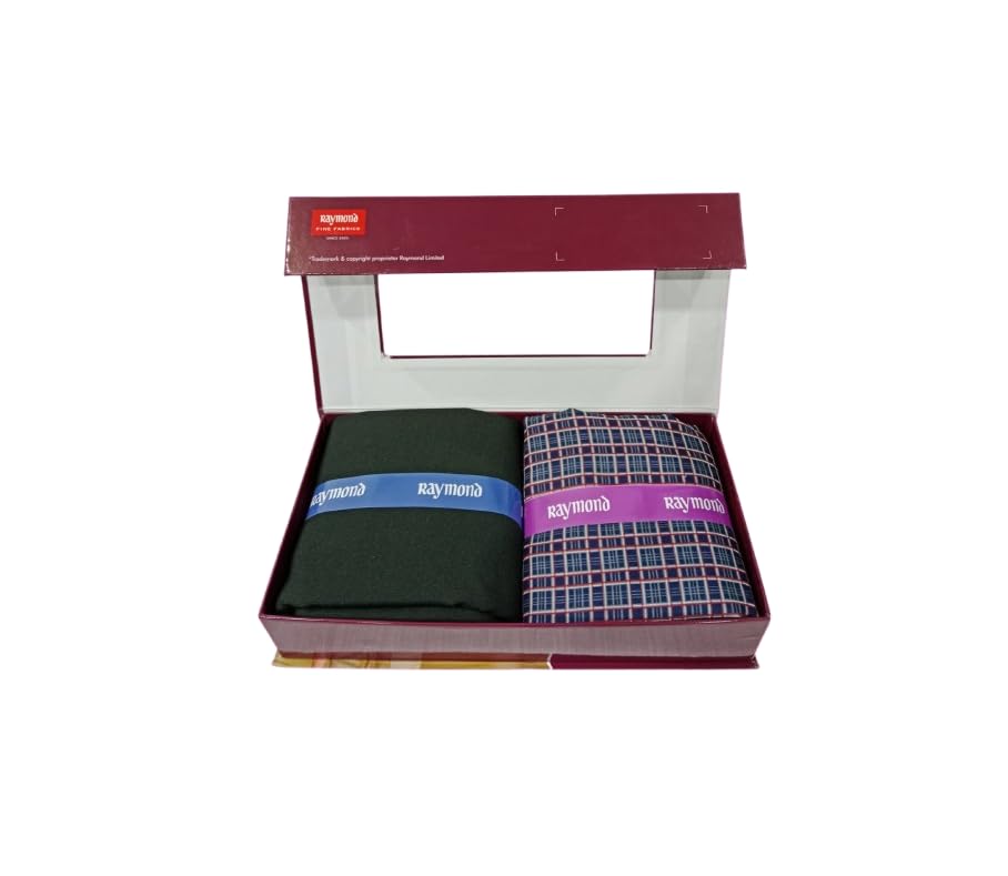 raymond fabrics Men's Poly Blend Shirt and Trouser Unstitched Fabric Set - Gift Pack (Multicolour_Free Size) 30002-picture-41