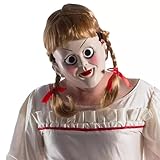Rubie's Annabelle: Creation Mask with wig Adult Costume, -As Shown, One Size