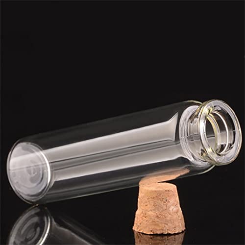 10 peças mini garrafas de vidro com tampas de cortiça, 30 x 50 mm 20 ml frascos de vidro, garrafas d