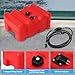PeakPursuit Marine Tank, 12 Gallon Marine Portable Tank Outboard Marine Boat Tank With Line, I-Shaped Handle, Easy to Carry