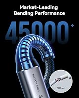 INIU USB C Ladekabel 2m 3.1A Typ C Kabel Schnellladung, Geflochtenes USB A auf USB-C Phone Ladekabel USBC für iPhone 16 15 Pro, Samsung Galaxy S24 S23 Ultra, Pixel 9, iPad Air, Switch, Steam usw. – Ansicht 3
