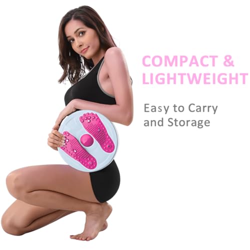 Onex Waist Whisper Waist Twister Disc Body Shaping - Twisting Board for Women Adults Cardio Weight Loss Exercise Toning Fitness Turntable for Home Workout - Image 7