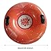 Snow Sledding Tube with Handles for Family Fun in Winter, Red