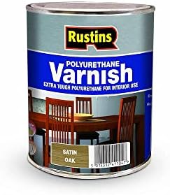 Rustins POSO250 250ml Poly Varnish - Satin Oak
