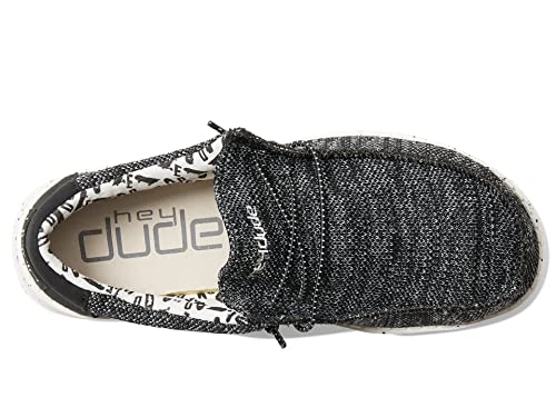 HEYDUDE Boy's Wally Youth Sox Skater Size 4 | Boy’s Shoes | Boy's Lace Up Loafers | Comfortable & Light-Weight2