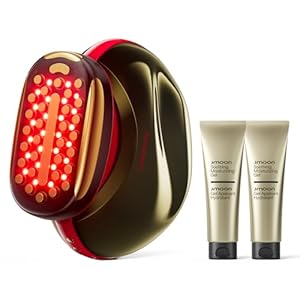 JMOON NouvelleSkin Facial Toning Device, M30U Red Light Therapy for Face, FDA-Cleared for Safer Treatment of Facial Wrinkles, 4 Modes, 5 Energy Levels for Full Face, JMOON Gel Included