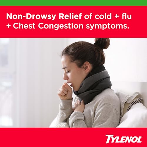 Tylenol Cold + Flu + Chest Congestion Caplets, 24 ct - image 5