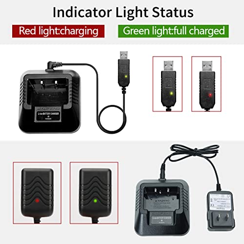 Baofeng 4330374064 Charger Uv-5R Bf-F8Hp Charger Two-Way Radio Charger 100V-240V thumb #4
