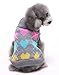 BINGPET Medium Dog Argyle Sweater Cute Winter Pets Clothes