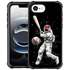 Astronaut Playing Baseball