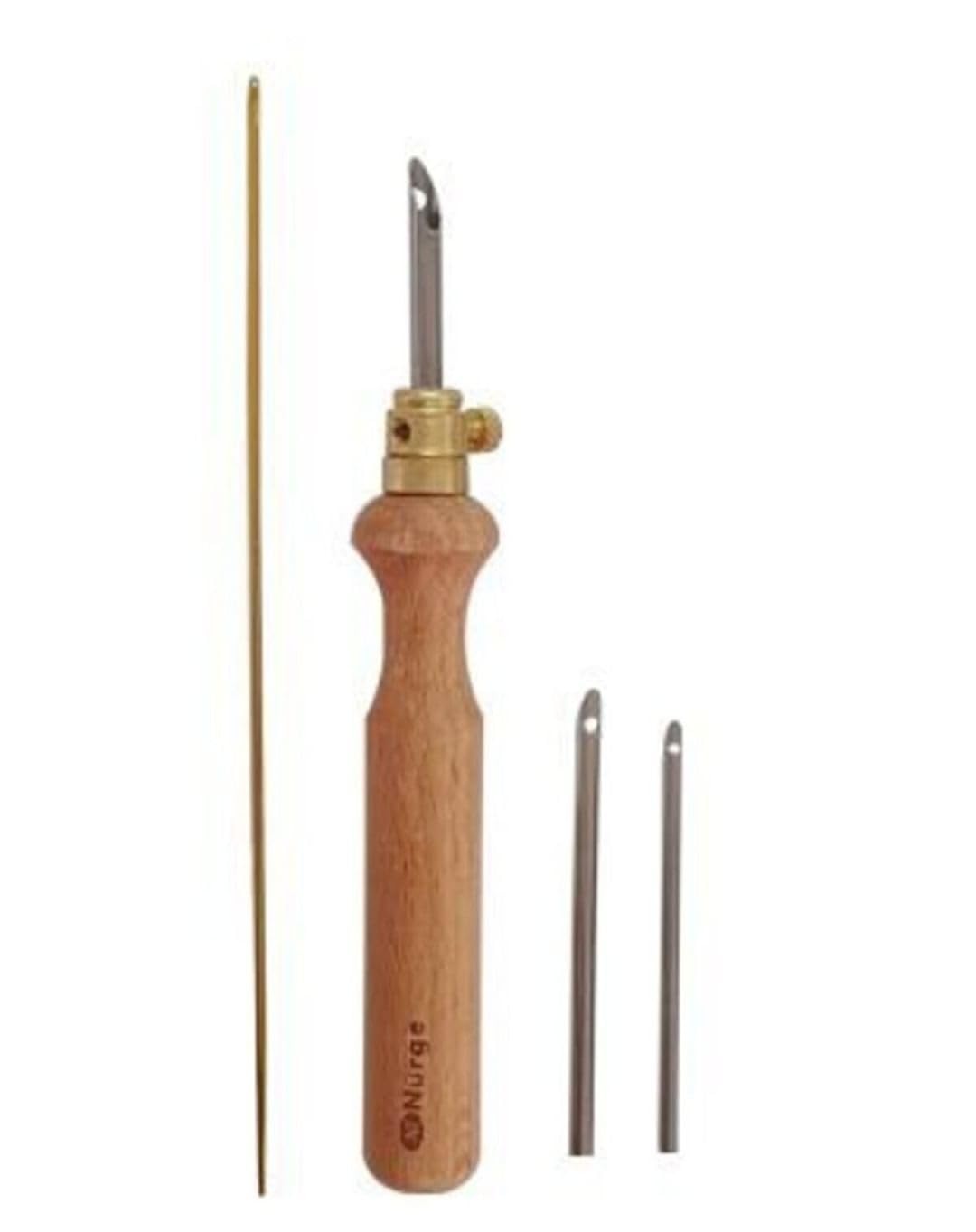 2 Anciennes Aiguilles à Aiguilles En Argent Et Un Poinçon