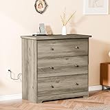 VINGLI 3 Drawer Dresser with...