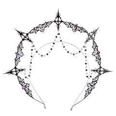 Black Bat Halo Crown