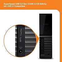 WD Western Digital My Book, Schwarz, 3.5" USB 3.0, 16 TB – Ansicht 6