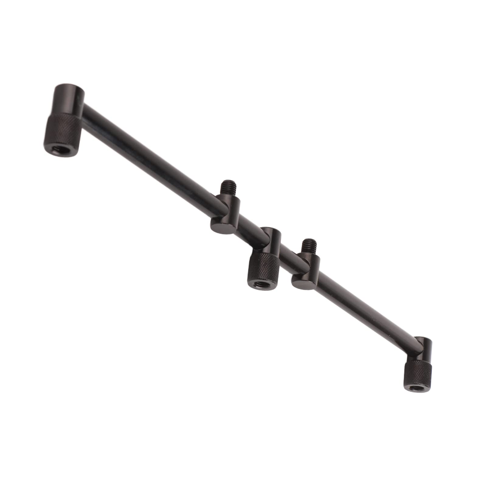 Buzz Bar NGT Da 3 Canne 27cm Per Pesca Carpa - Alluminio Nero, Confezione Da 2