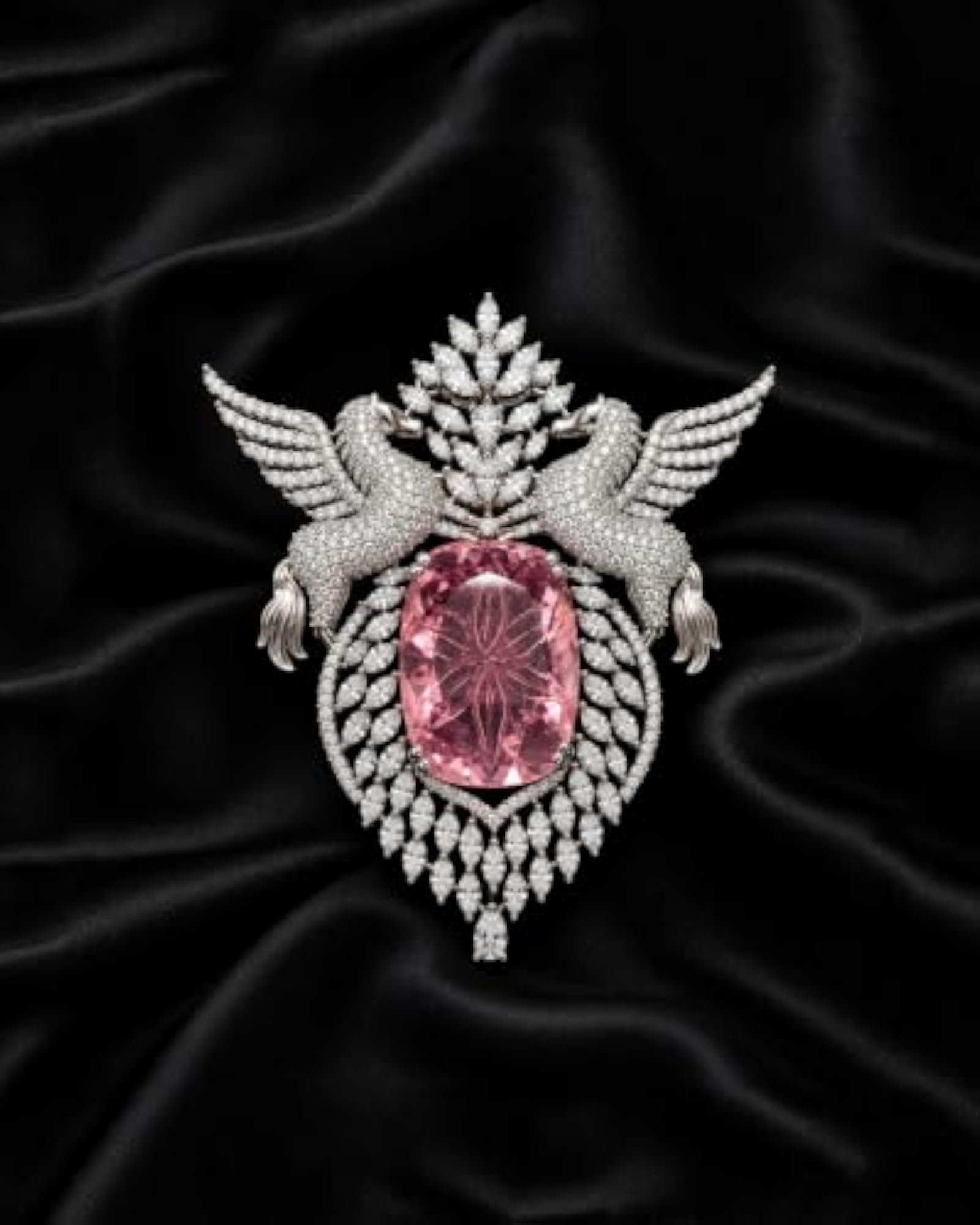 Silver Tone Decorative Brooch Pin for Men & Women