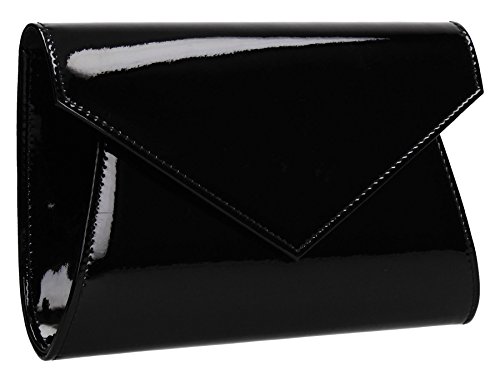 Lenny Swankyswans Pochette en cuir verni pour femme, Noir , Taille unique Cover