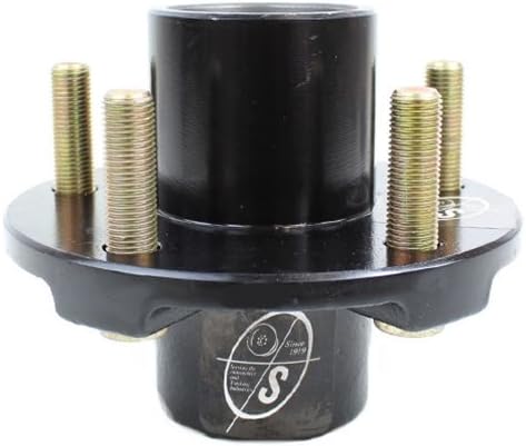 SOUTHWEST WHEEL 5-Hole, 4.5" Bolt Circle Idler Hub for 2,000 lb. Axles (BT8 Spindle) 1" Spindle That uses L44643 Trailer Bearings