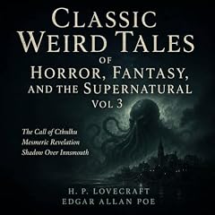 Diseño de la portada del título Classic Weird Tales of Horror, Fantasy, and the Supernatural, Vol 3