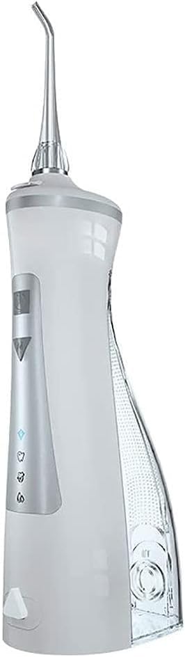 Cordless Water Flosser - 4 Modes, Portable Dental Oral Irrigator, Rechargeable IPX7 Waterproof Teeth Cleaner for Braces Bridges Care, 300ML Water Tank