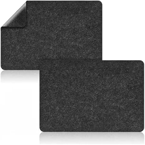 Heat Resistant Mat for Air Fryer, 2 Pcs Heat Resistant Pad Countertop Protector Mat Coffee Maker Mat for Countertops with Sliding Function for Air Fryer, Blender, Coffee Maker, Toaster Cover