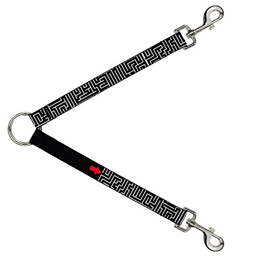 Correa divisora duradera de 2,5 x 76,2 cm para pasear dos perros con control y comodidad total. 2