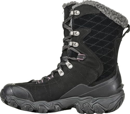 Oboz Women's Bridger 9" Insulated B-DRY Boot, Black Sea, 10