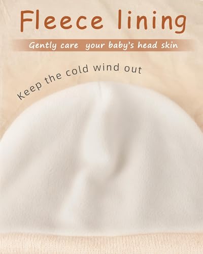 image for FURTALK Baby Beanie Fleece Lined Toddler Winter Hat Boys Girls Knit Wa