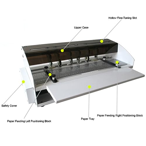 3-in-1 Electric Creasing Machine - 18.5 Inch Paper Cutter, Scorer & Perforator for Crafting, Professional Use, Precision Cutting, Easy to Use, Durable Design