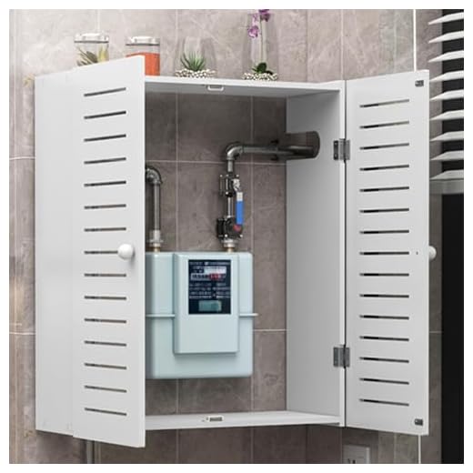 Cubierta de Oclusión para Calentador de Agua a Gas, Moderna Cubre Radiadores, Caja de Medidor de Pared para Tuberías, Ideal para el Hogar, La Oficina, La Cocina y El Baño(30x50x20cm/12x20x8in)