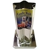 Yaley Professional Metal Candle Mold, 3 by 6.5-Inch, 5-Point Rounded Star