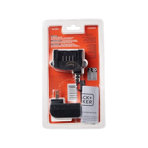 blackdecker 20v max lithium battery charger compatible with 12v and 20v battery battery sold separately lcs1620b