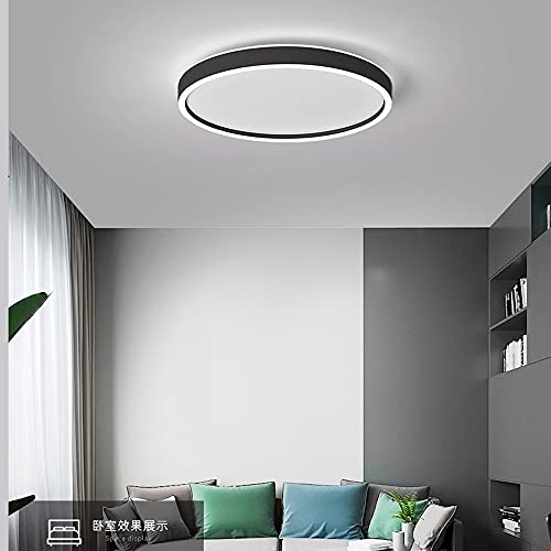 Plafonnier suspendu LED dimmable et télécommandé pour séjour