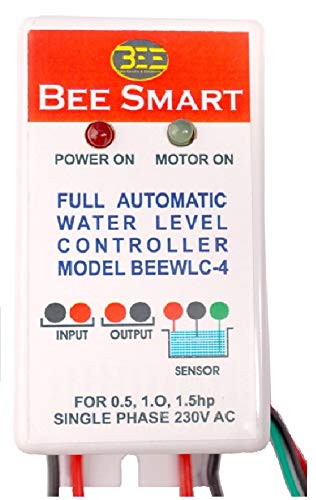 Bee Smart Fully Automatic Water Level Controller Auto on, Auto off, 0- 2 HP, 30 A ,Relay ,Model BEEWLC-4 For Mono block & Sump pumps (Pack of 8) (B08525VPJY) Amazon Price History, Amazon Price Tracker