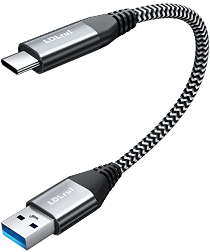 Trasferimento dati super veloce da 10 Gbps: questo cavo USB C da 30 cm supporta velocità di trasferimento dati di 10 Gbps quando è collegato a un dispositivo USB 3.2 Gen 2, in modo da poter trasferire file di foto e video a una velocità venti volte superiore a quella di un cavo USB 2.0 (480 Mbps). Ad esempio, puoi trasferire un film 4K in pochi secondi. Quando è collegato a un dispositivo USB 2.0, il cavo supporta velocità di trasferimento dati di 480 Mbps.