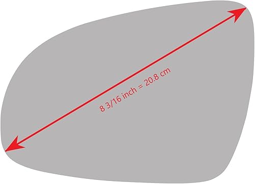 Miniatura 2 de Nuevo espejo de cristal con adhesivo de tamaño completo para Kia Sportage 2017-2022 Vista lateral izquierda izquierda izquierda