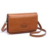 Polyvalence : ce Sacoche Besace est équipé d'une bandoulière amovible et réglable, ce qui permet d'utiliser ce petit portefeuille à bandoulière pour femme comme sac à bandoulière, grand portefeuille pour femme, étui pour téléphone portable ou sacs de messager. Vous pouvez porter ce sac à bandoulière pour téléphone portable à la main pour avoir les mains libres, ou le glisser dans un grand sac fourre-tout selon vos besoins
