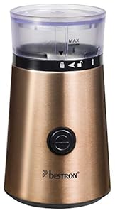 Bestron Kaffeemühle ACG1000CO Kupfer-Optik
