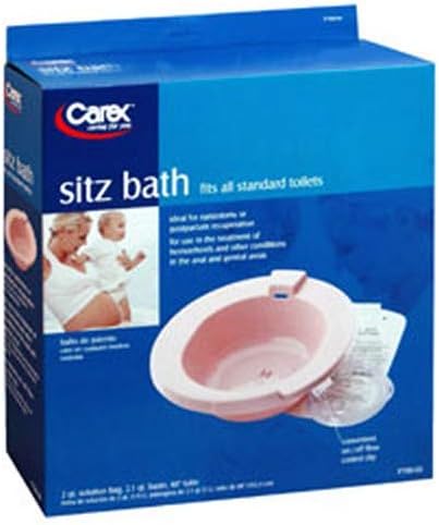 Carex Sitz Bath for Standard Toilets, Pack of 4