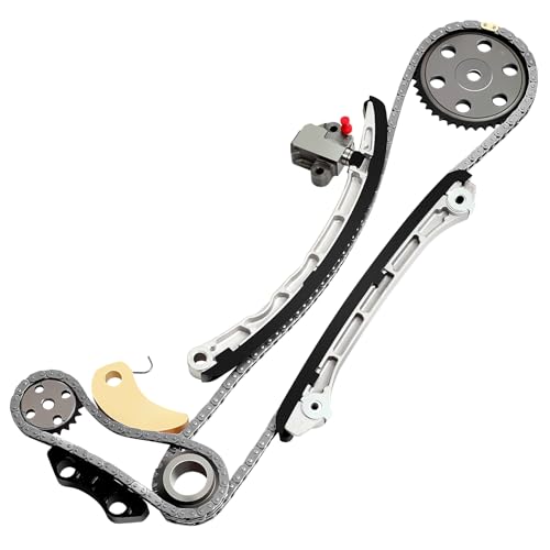 ECCPP Timing Chain Kit fits for Mazda 3 2004-2013, 6 2003-2007, CX-7 2007-2012 2.3L Fits DOHC L4 Replace# L3K914143 L3K912671